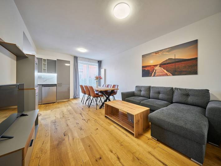 Ferienwohnung für 4 Personen, mit Terrasse und Garten am Riesengebirge
