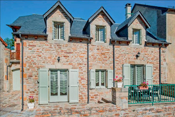 Gîte pour 8 personnes, avec Balcon ainsi que Terrasse et Vue