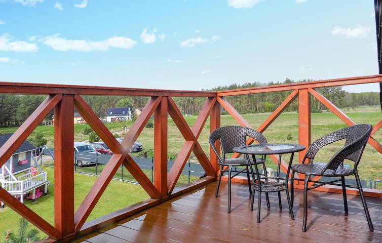 Ferienhaus für 6 Personen mit Terrasse in Nowe Warpno, Stettiner Haff
