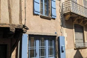 Gîte pour 4 personnes, avec balcon et jardin à Najac