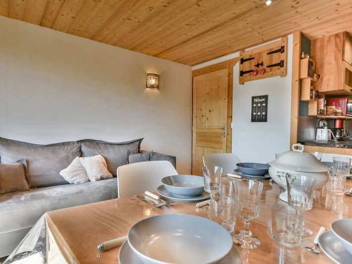 Appartement entier, T2 + Coin Nuit, Balcon, Proche Pistes et Centre, Idéal 6 Pers in Les Gets, Les Portes du Soleil