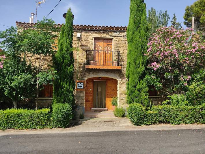 Maison de vacances pour 13 personnes, avec Balcon et Terrasse ainsi que Jardin et Vue dans Sofuentes