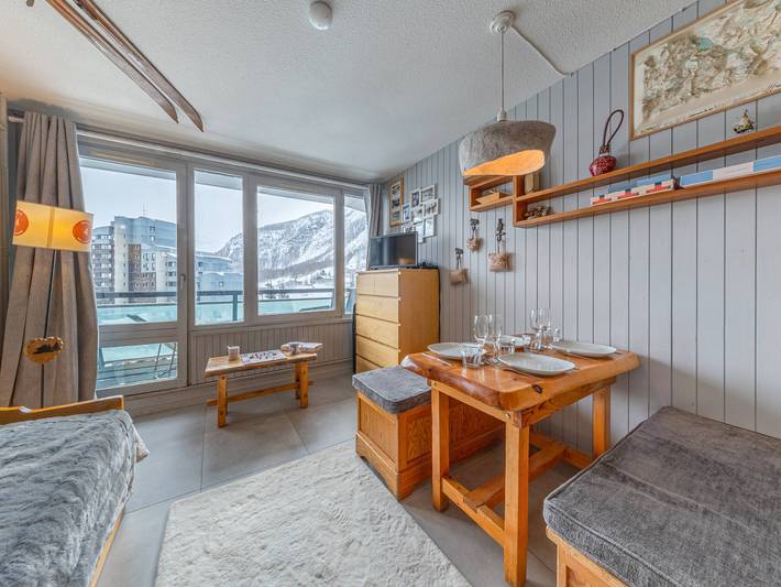 Studio pour 4 personnes, avec balcon à Val-d'Isère