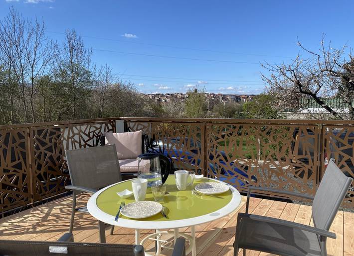 Appartement de vacances pour 2 personnes, avec jardin et terrasse