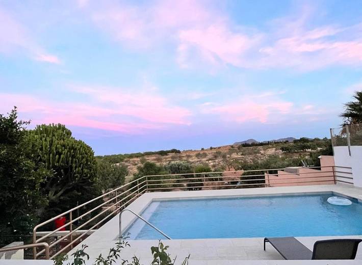 Casa de huéspuedes para 2 personas, con Terraza y Jardín además de Piscina y Vistas en Región de Murcia