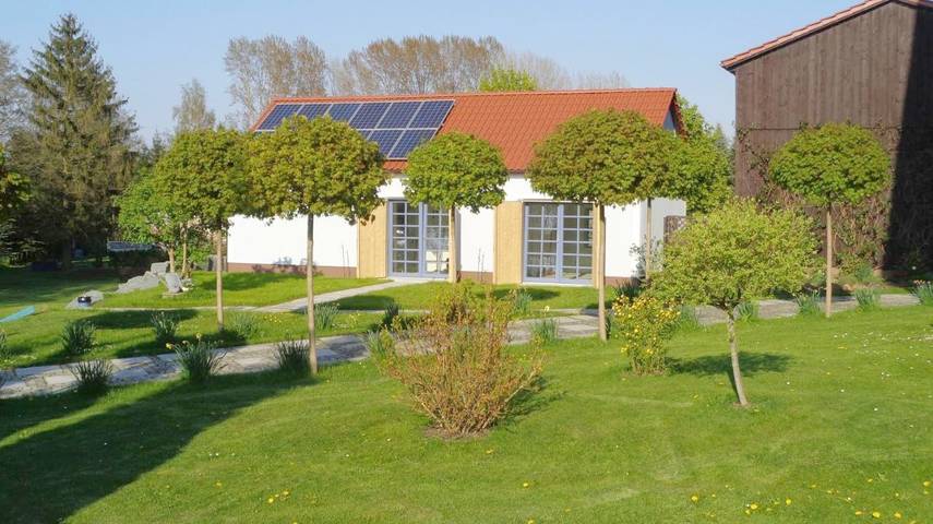 Ferienwohnung für 4 Personen, mit Terrasse und Garten sowie Ausblick in Doberschau-Gaußig