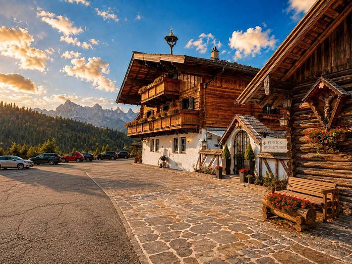 BnB, mit Terrasse und Garten sowie Sauna und Ausblick in Radstadt