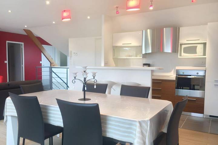 Appartement de vacances pour 4 personnes, avec Jardin