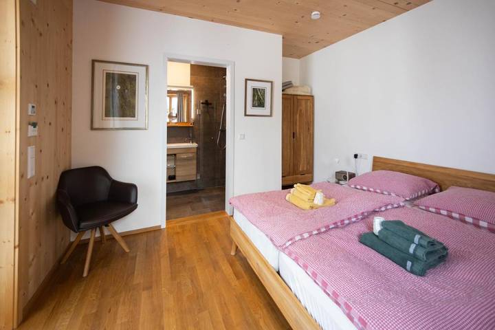 Ferienwohnung für 2 Personen, mit Balkon und Terrasse sowie Sauna
