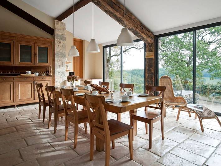 Château pour 20 personnes, avec jardin et terrasse ainsi que piscine et sauna, animaux acceptés dans le Lot-et-Garonne - 4