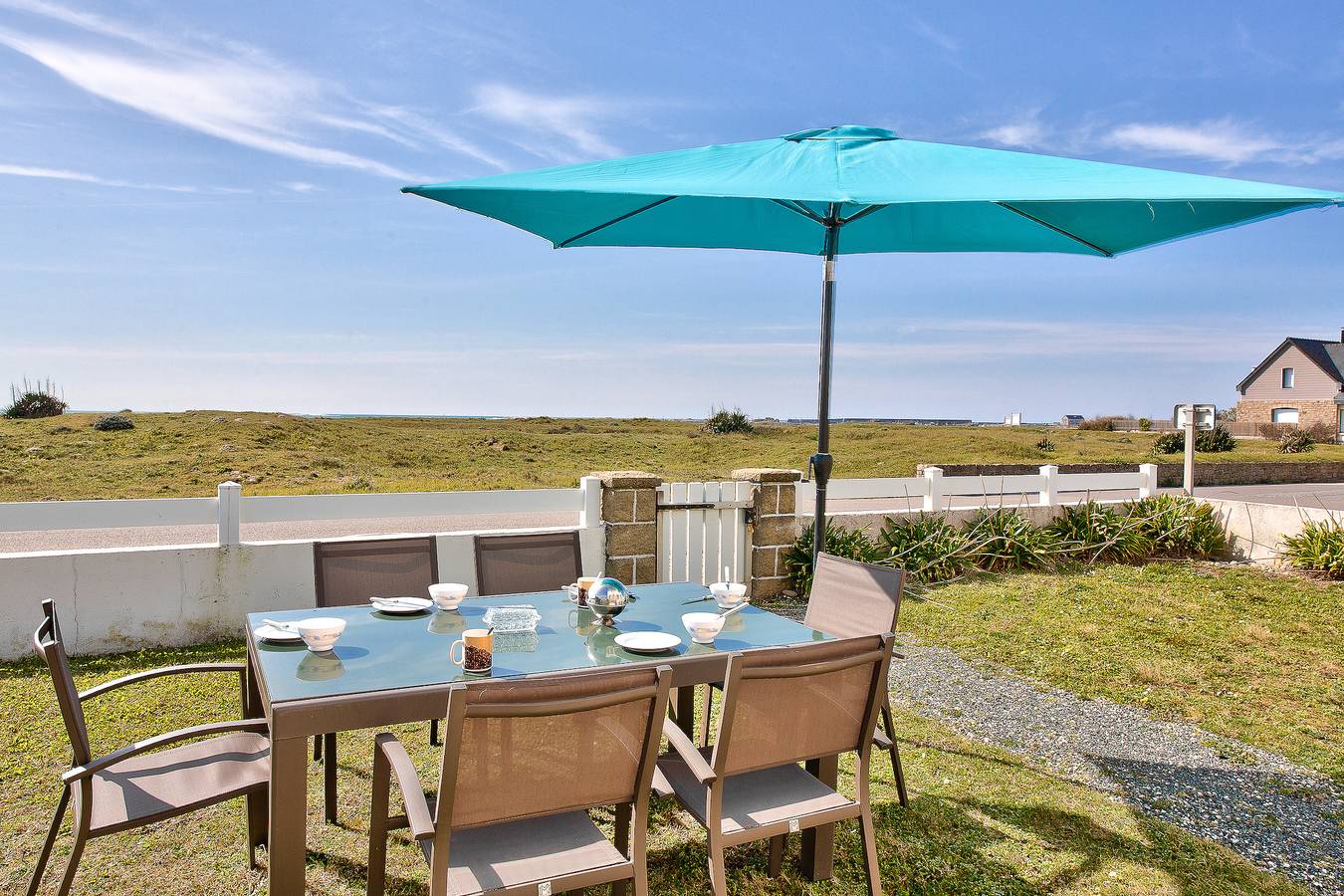 Ferienhaus für 8 mit Meerblick und Pool, Penmarch in Penmarc'h, Quimper und Umgebung