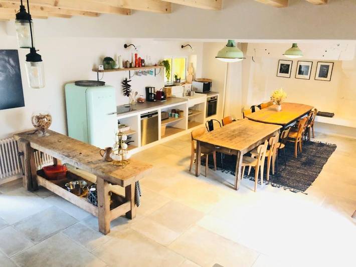 Location de vacances pour 16 personnes, avec vue et terrasse à Languidic