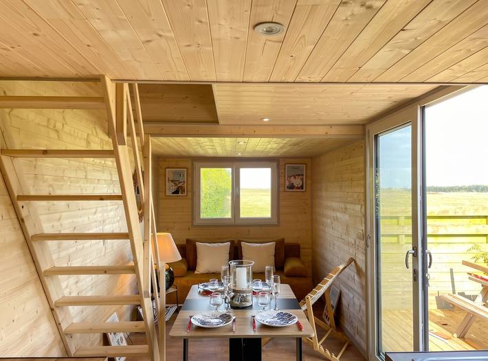 Charmantes Chalet in Sainte-Marie-du-Mont mit Terrasse in Sainte-Marie-du-Mont, Cherbourg und Umgebung