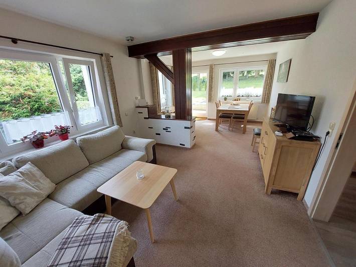 Ferienwohnung für 5 Personen, mit Terrasse in Carlsfeld