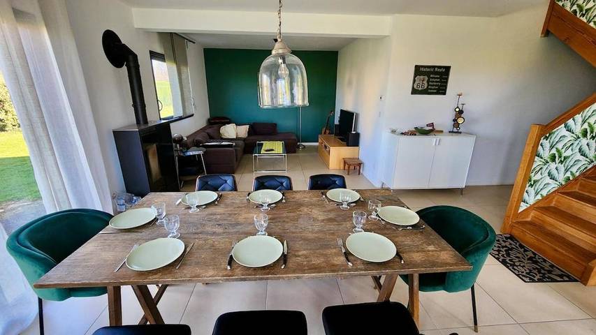 Gîte pour 8 personnes, avec terrasse et jardin à Saint-Martin-aux-Buneaux - 3