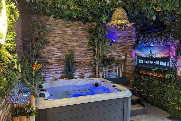 Maison de vacances pour 2 personnes, avec jacuzzi et jardin - 1