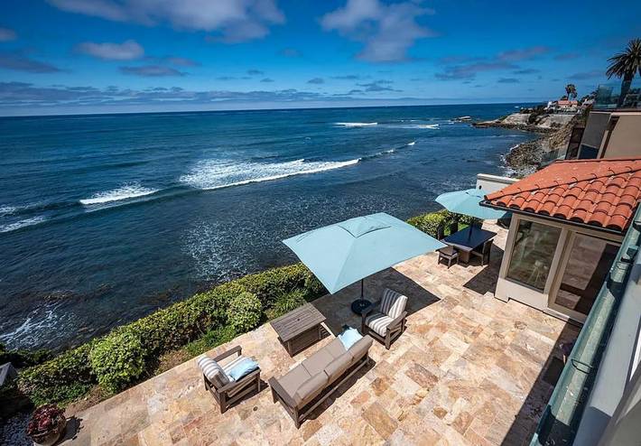 Vacation rental for 8 people, with ocean view and balcony in La Jolla