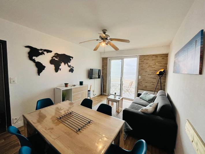 Gîte pour 6 personnes, avec Balcon ainsi que Terrasse et Vue dans Office de Tourisme de Saint Jean de Monts