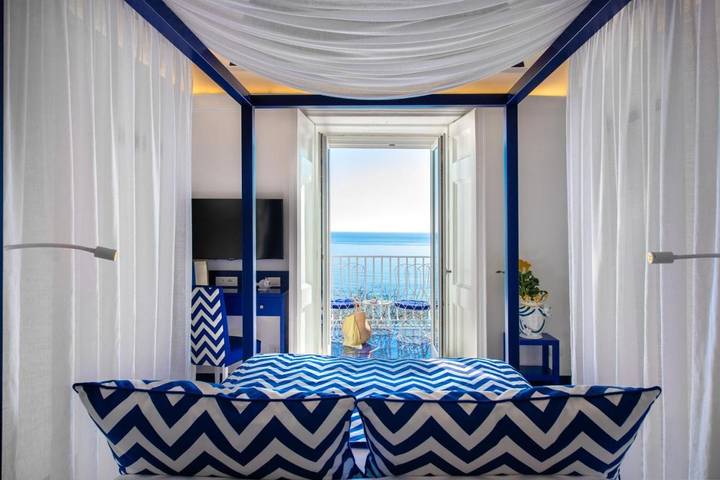 Chambre d’hôte pour 2 personnes, avec balcon ainsi que vue et sauna à Positano - 4