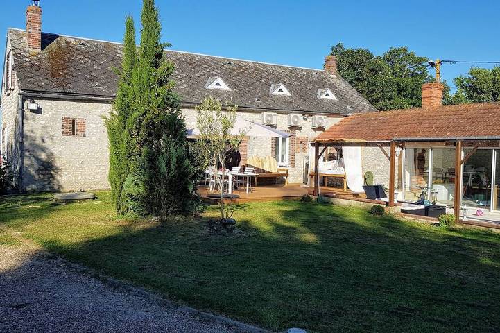 Location de vacances pour 10 personnes, avec Terrasse et Jardin dans Beauvilliers