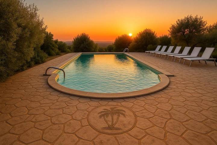 Villa per 11 persone, con idromassaggio e giardino nonché piscina, adatto a famiglie con bambini in Noto