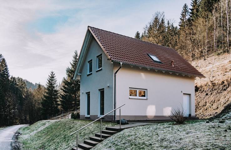 Ganze Wohnung, Frankenwald Chalets - Ferienhaus Hans - Ferienhaus Hans + Hot Tub in Wilhelmsthal, Frankenwald
