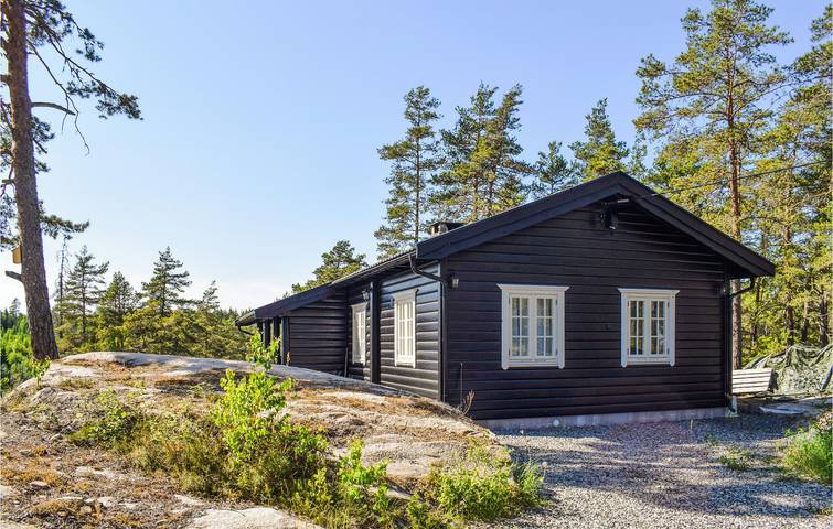Ferienhaus für 7 Personen mit Seeblick in Moss