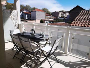 Gîte pour 4 personnes, avec vue dans Casino de la Plage (Arcachon)