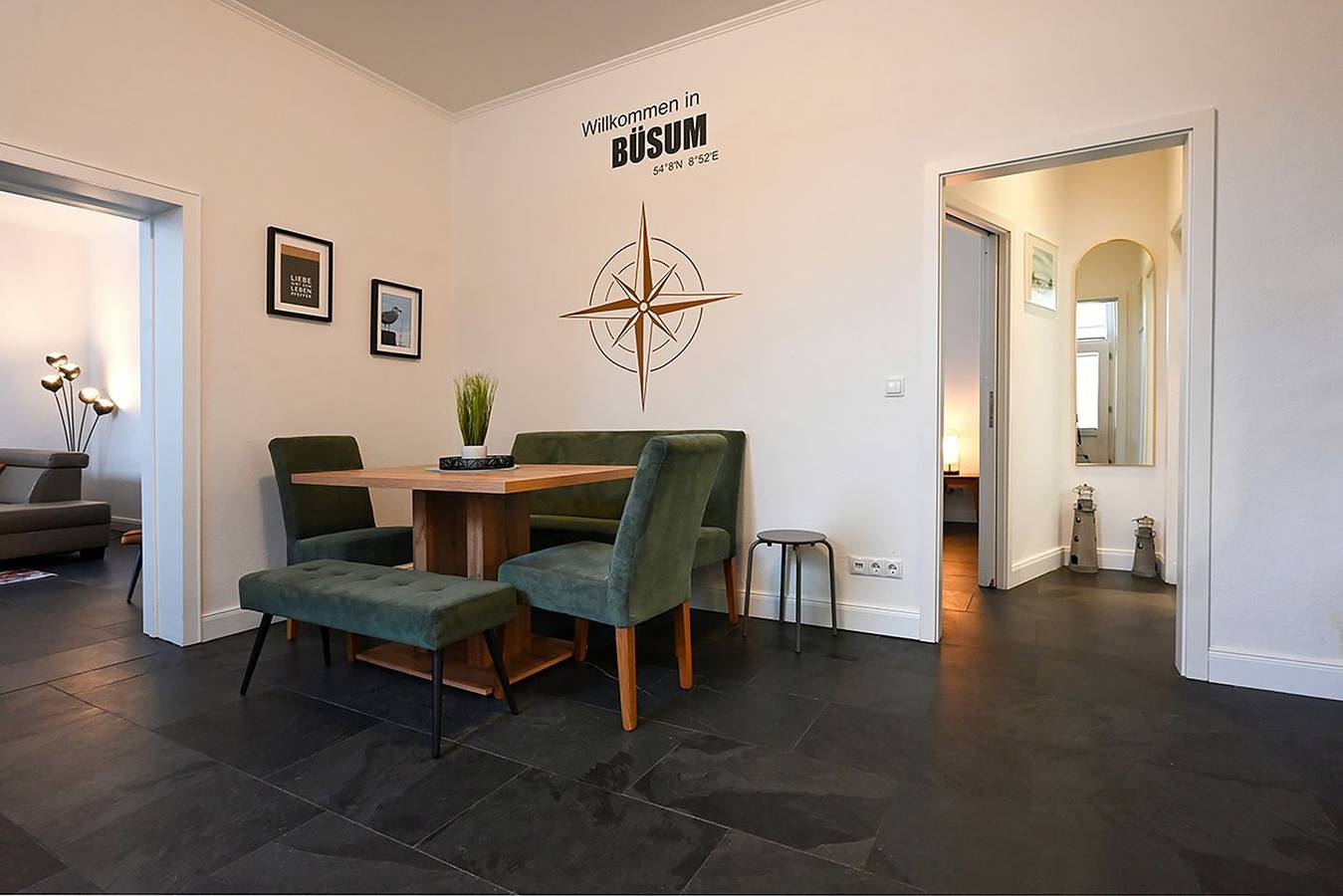 Ganze Wohnung, Cap-Lounge mit Terrasse und Parkplatz in Büsum in Hafen Büsum, Büsum