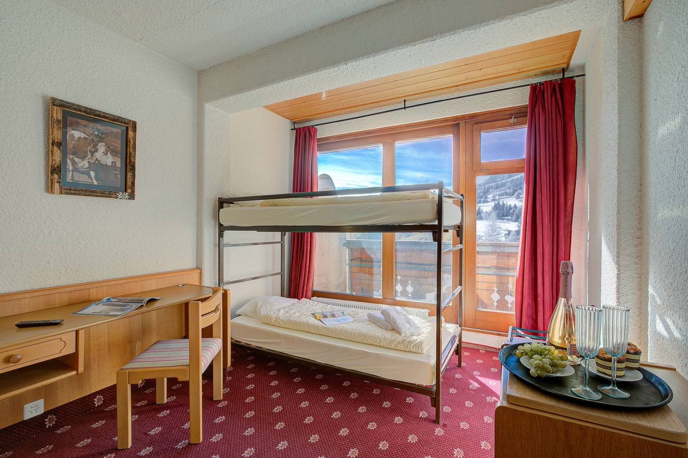 Hotel Relais Alpin Family Room & Balcony2 in Les Mosses, Ormont-Dessous