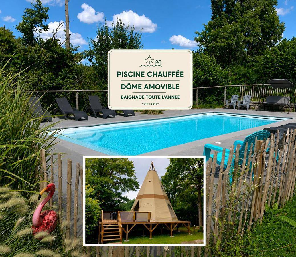 Lodge Tipi, L'Indienne in Arc-et-Senans, Doubs