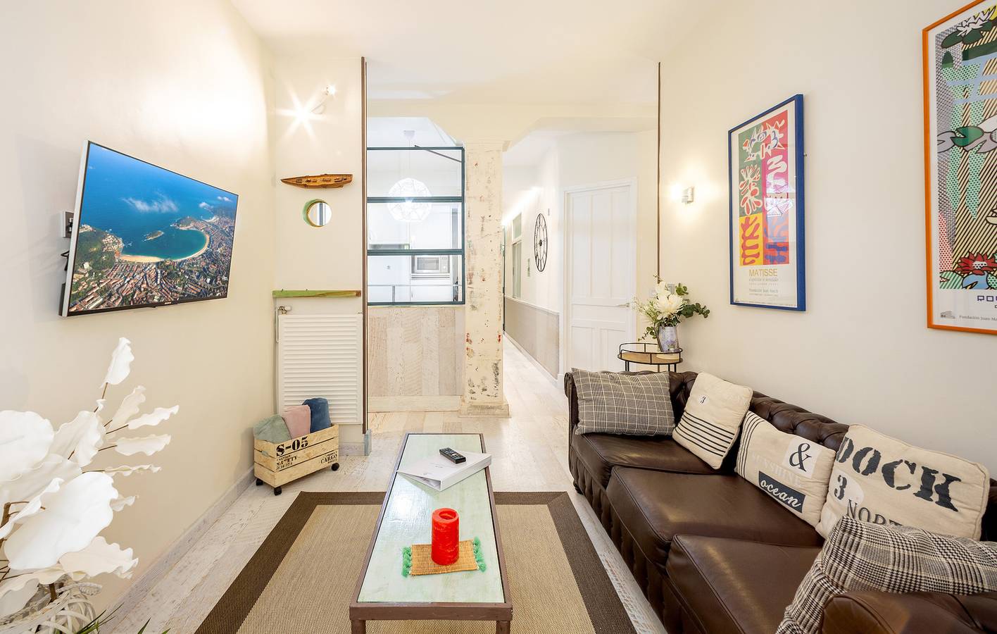 Appartamento intero, Appartamento vacanze per 5 persone in Zurriola (San Sebastian), San Sebastian