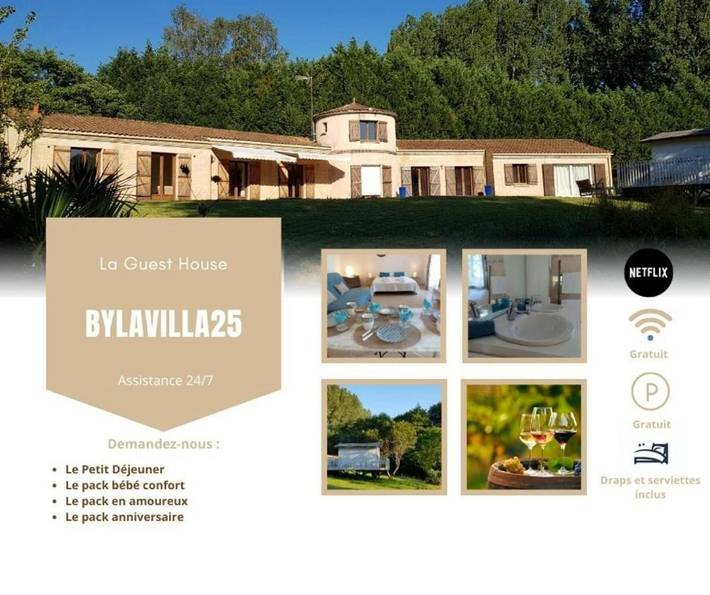 Gîte pour 7 personnes, avec Terrasse et Jardin à Noaillan