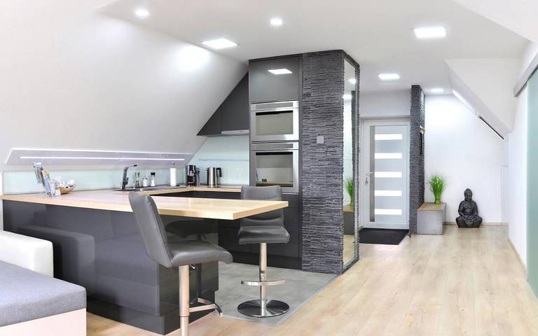 Apartament wakacyjny dla 4 osób, z ogród i widok na jezioro oraz widok w Tihany