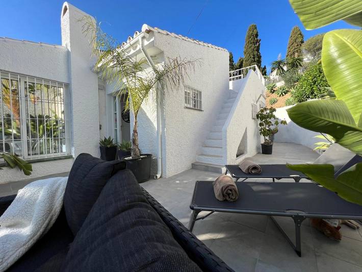 Ferienhaus 'Casita Agave' mit Meerblick, Wlan und Klimaanlage in Urbanizacion Calahonda, Mijas
