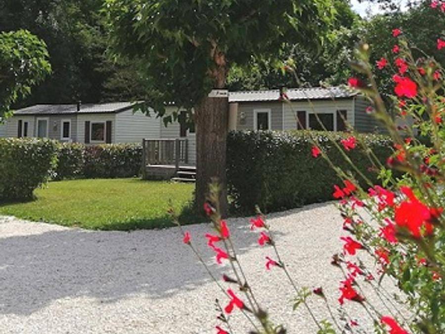 Camping le Moulin du Pont d'Alies - Mobilheim 5 personen - Trigano 27 in Saint-Martin-Lys, Regionaler Naturpark Corbières-Fenouillèdes