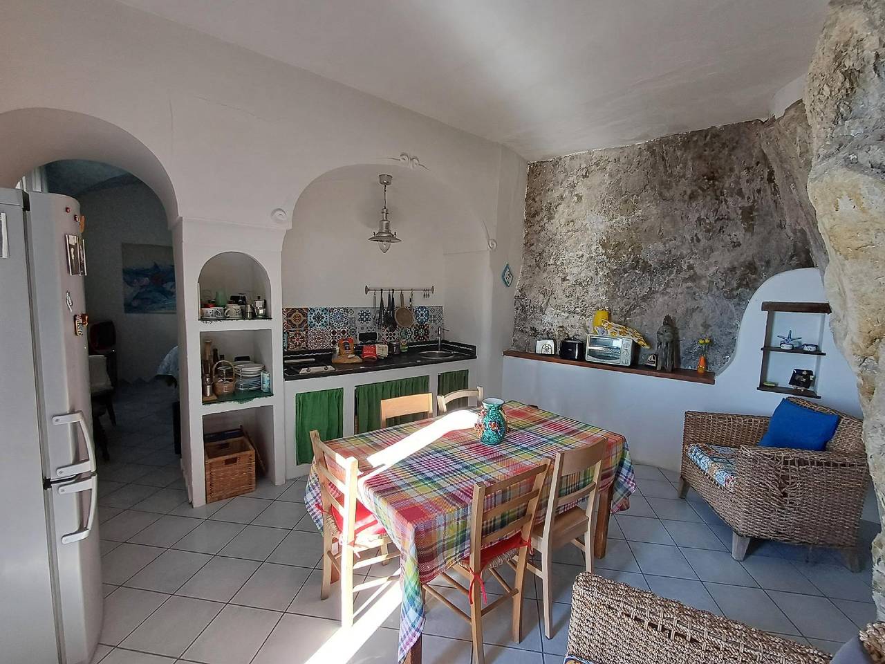 Villa mit Blick auf das Meer an der Amalfiküste in Furore, Amalfiküste