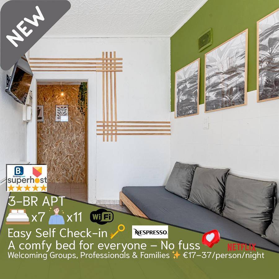 Appartement entier, New Cattenom - Apartments for Teams & Families - 4 to 7 beds, 3-min parking in Hettange-Grande, Moselle