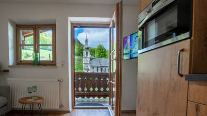 Ferienwohnung für 2 Personen, mit Balkon, kinderfreundlich am Königssee