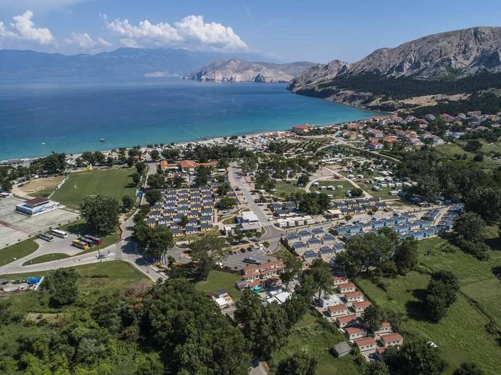Camping für 4 Personen, mit Terrasse und Pool auf Krk