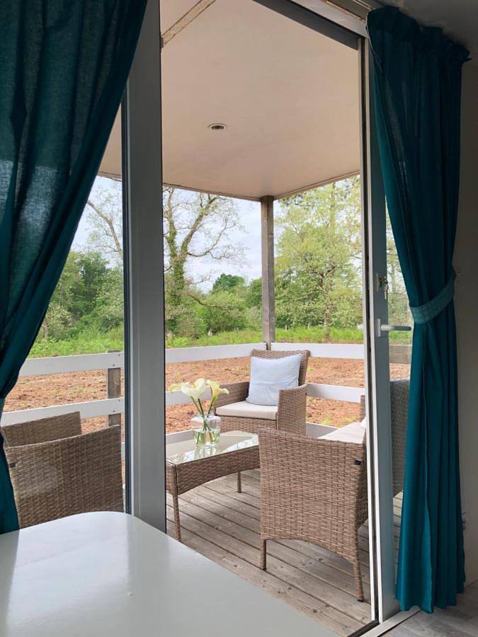 Camping pour 4 personnes, avec Terrasse ainsi que Jardin et Vue