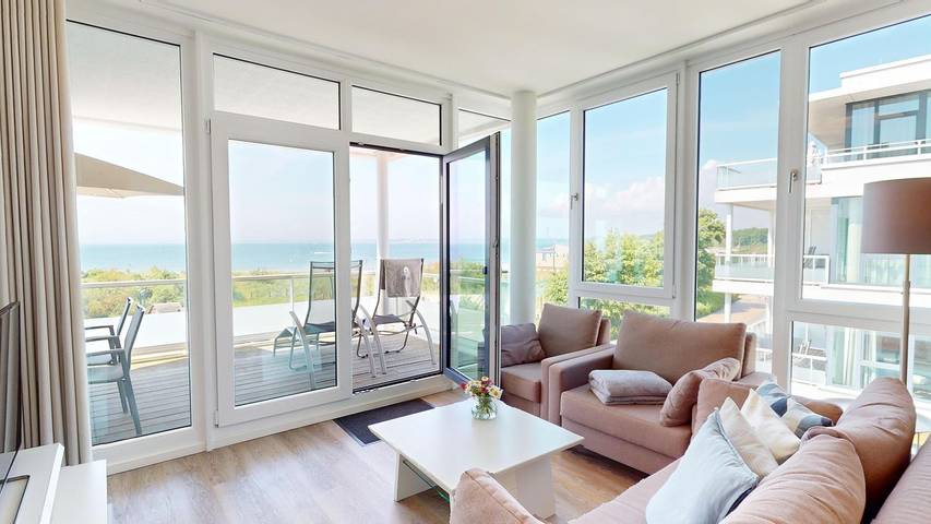 Ferienwohnung für 4 Personen, mit Balkon und Sauna - 1