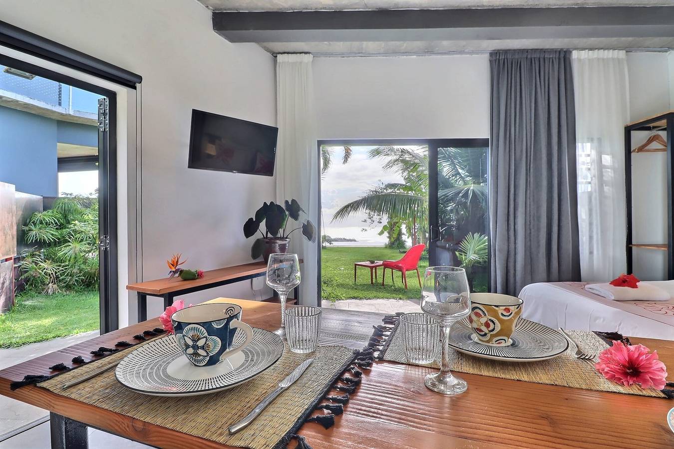 Studio entier, Moorea Horizon – Sublime vue Panoramique - Piscine in Faa'a, Tahiti