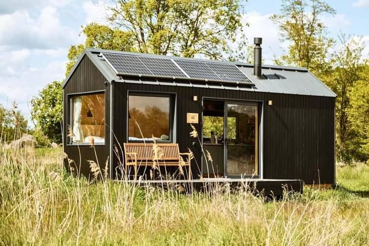 Bungalow für 2 Personen, mit Terrasse und Garten sowie Ausblick