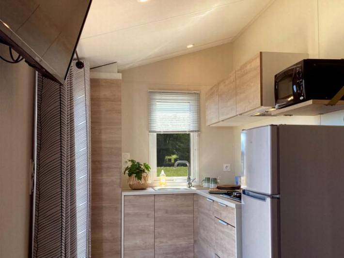 Camping Ile aux Oiseaux - Mobilheim 2 personen - Mh Confort Uno 1 Zi. 20 qm in L'Île-d'Olonne, Loire-Tal