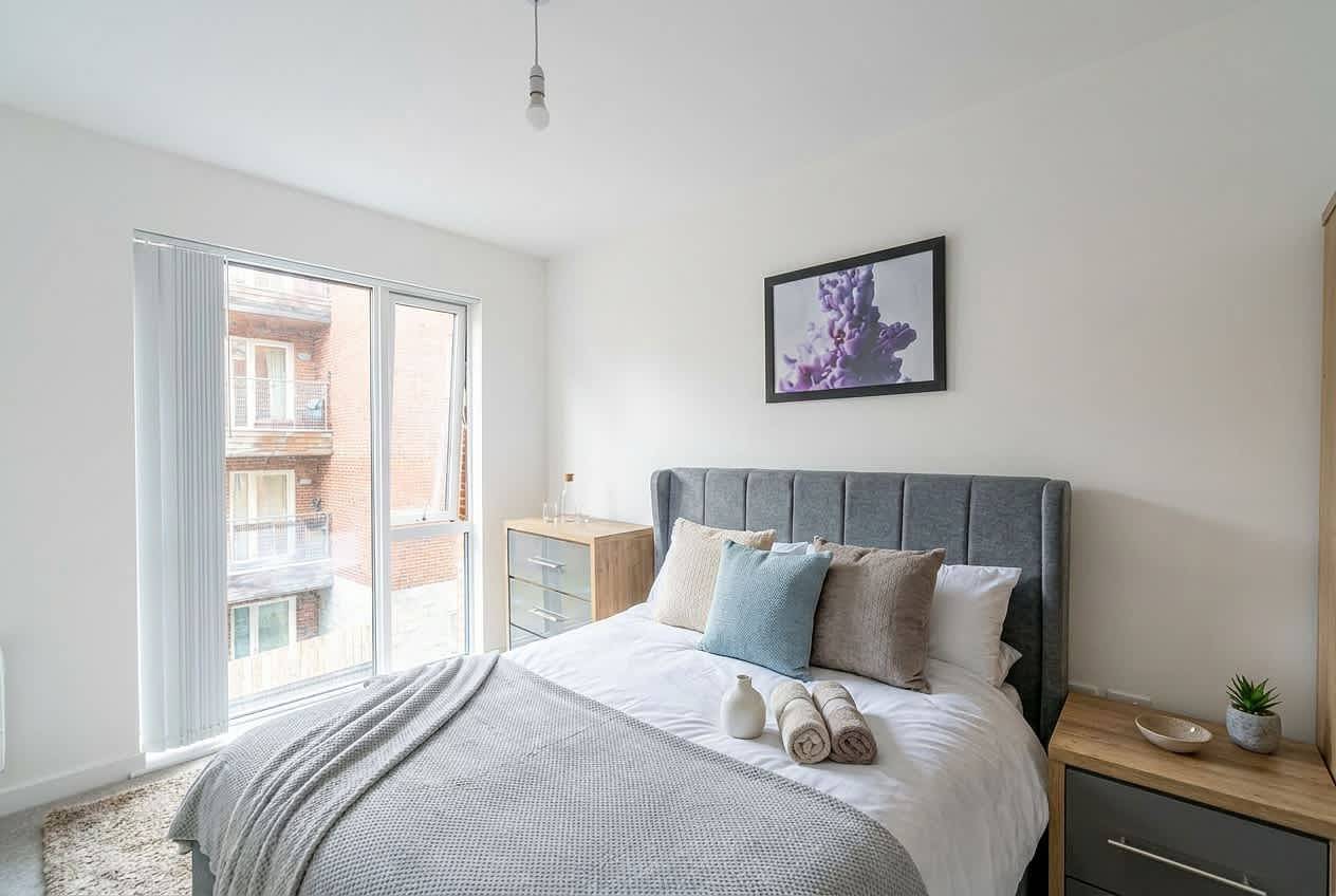 Apartamento entero, Apartamento de vacaciones para 5 personas con jardín in Mánchester, Gran Mánchester