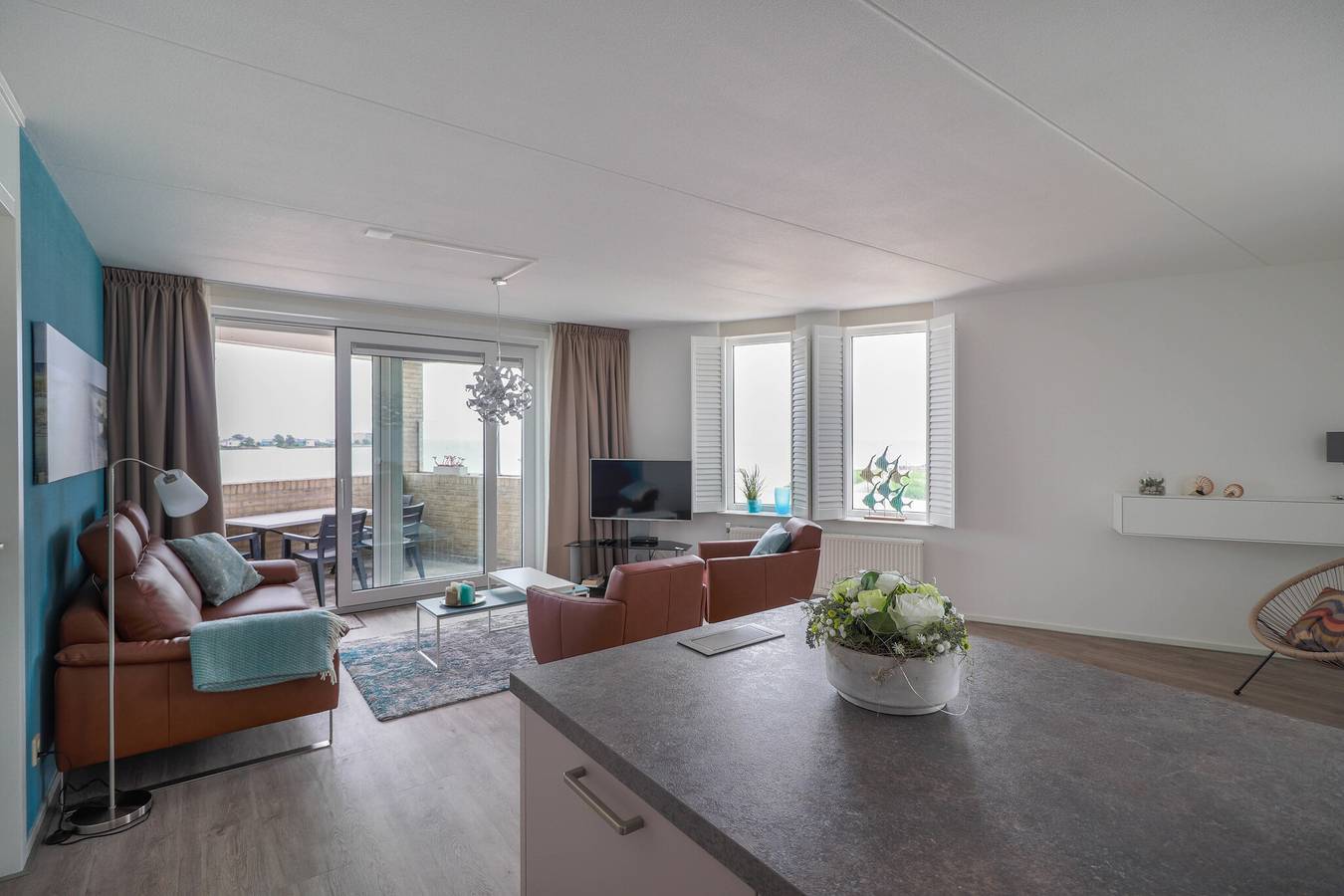 Ganze Wohnung, Beach Resort Makkum — Eckwohnung am Strand mit Ijsselmeerblick – Zuiderzee State Deluxe Xl 2 in Makkum, Ijsselmeer