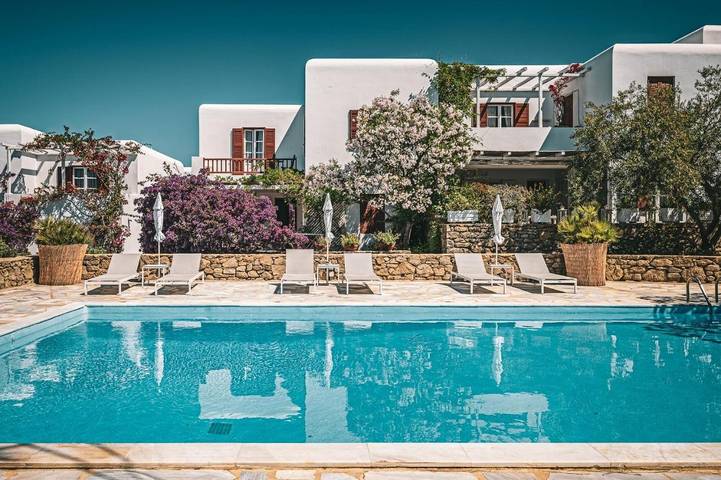 Villa voor 4 personen, met tuin en zwembad, met huisdier op Mykonos