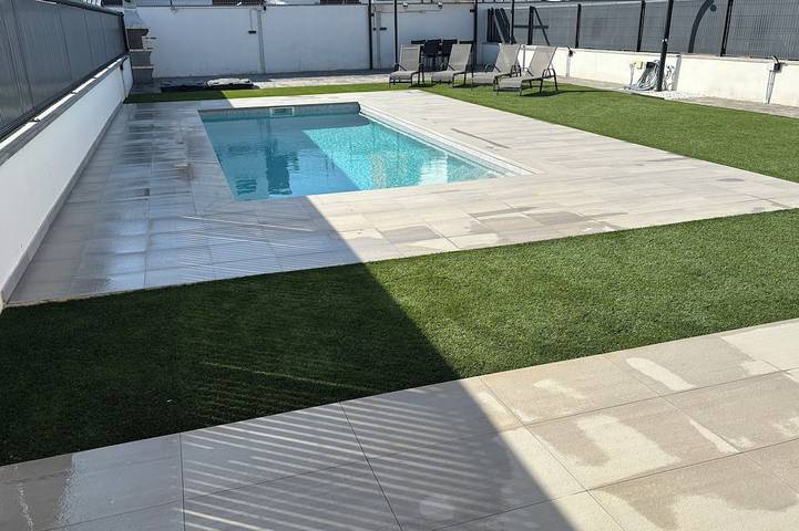 Ferienhaus für 7 Personen, mit Garten und Balkon, mit Haustier