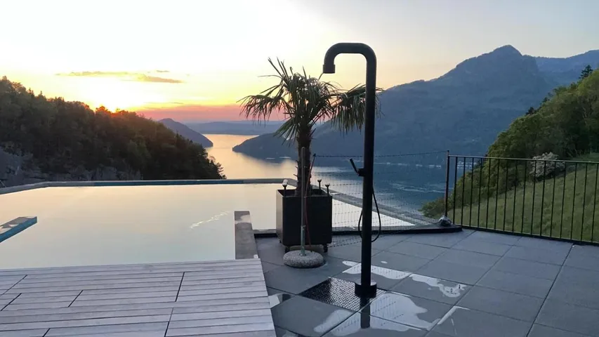 Villa für 10 Personen, mit Pool und Ausblick sowie Garten und Sauna - 1